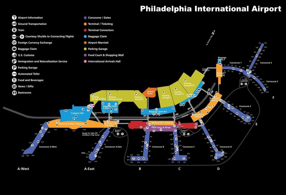 เทอร์มินัลแผนที่ phl