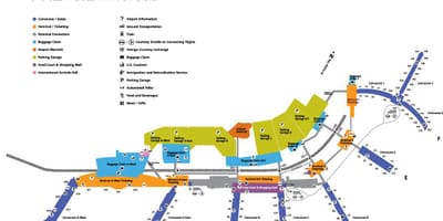 แผนที่ของ phl ประตู